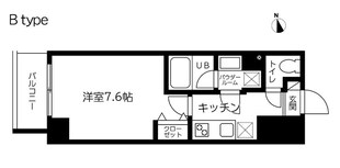 スカイコート蔵前Ⅱの物件間取画像